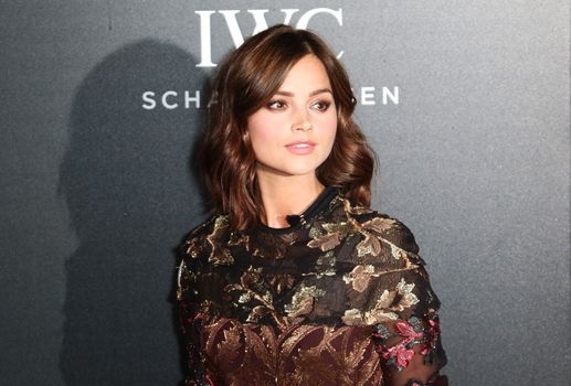 UNITED KINGDOM, London: Jenna Coleman attends the BFI Luminous Fundraising Gala at Guildhall in London on October 6, 2015.