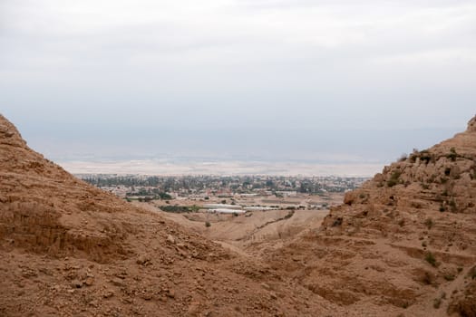 Landscape of jericho and judean desert