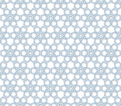 abstract background or textile Winter snowflakes minimalist pattern
