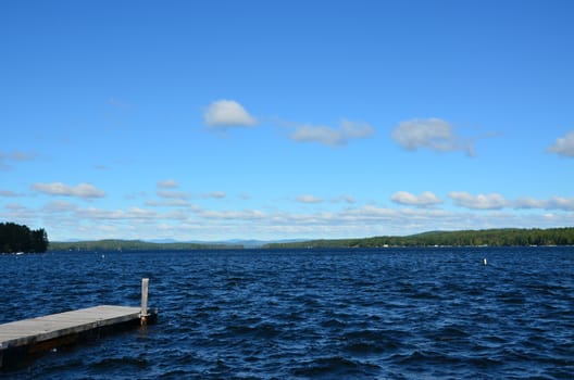 A Maine lake seen in the fall of the year. 