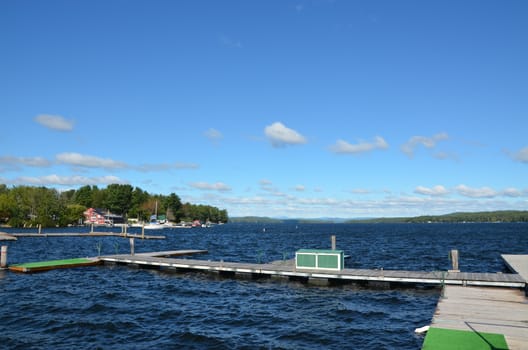 A Maine lake seen in the fall of the year. 