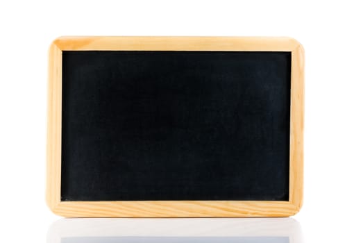 empty blackboard isolated on white background
