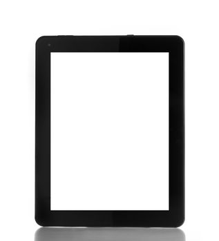 digital tablet pc isolated on white background with space for text