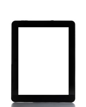 digital tablet pc isolated on white background with space for text