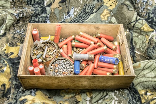 old material to reload ammunition for hunting