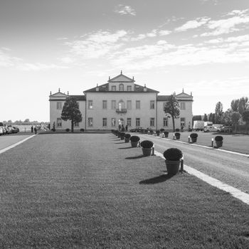 ZIMELLA, ITALY - OCTOBER 26: Villa Cornaro open for a wedding fair on Zimella Sunday, October 26, 2014. Villa Cornaro founded in the sixteenth century, built by the aristocratic Cornaro family.