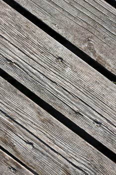 detail of wooden floor with parallel lines