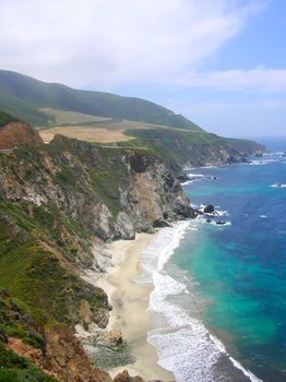 Pacific Coast cliff