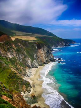 Pacific Coast cliff