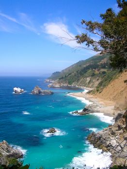 Pacific Coast cliff