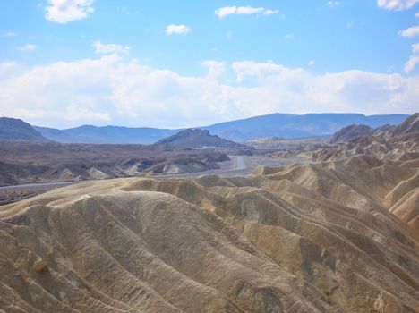 Zabriskie Point in Death Valley NP