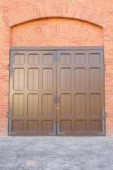 Photo beautiful old doors made of iron