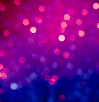 Abstract blue and violet circular bokeh texture for background