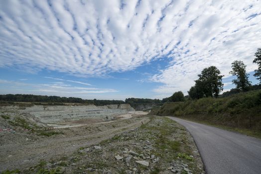 Quarry in Winterswijk in the Netherlands
