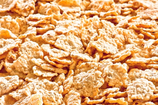 corn flakes background texture