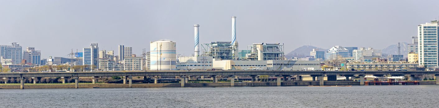 Korea power station at day