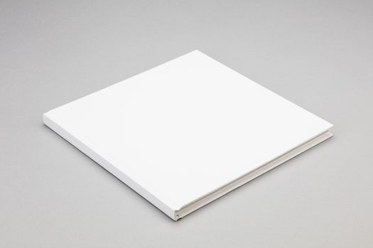 Blank book with white cover