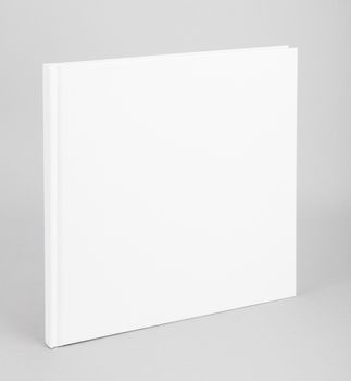 Blank book with white cover