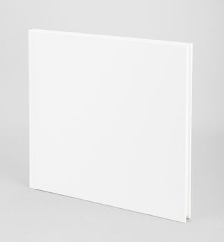 Blank book with white cover