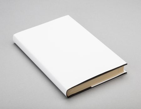 Blank book with white cover