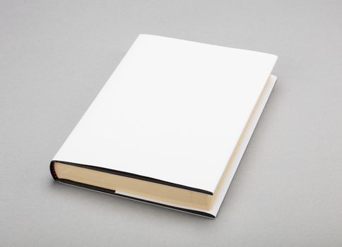 Blank book with white cover