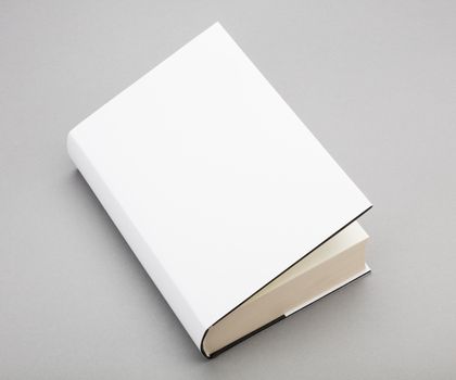 Thick Blank book with ajar white cover