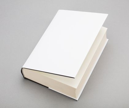 Thick Blank book with ajar white cover