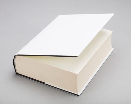 Thick Blank book with ajar white cover
