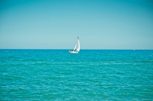 Sea, sky, travel, holidays, blue, relaxation, france, south