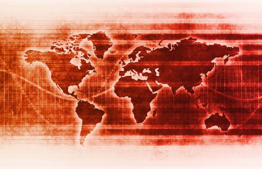 Data Stream of Internet Digital Information Moving