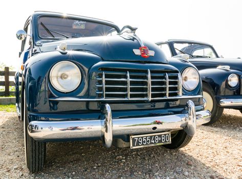 VERONA, ITALY - SEPTEMBER 27: Topolino Autoclub Italia organizes a gathering on Lake Garda Sunday, September 27, 2014. Cars and enthusiasts from all over Italy.