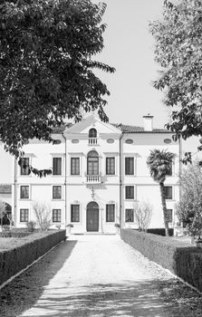 VERONA, ITALY - MARCH 29: Villa Bongiovanni open for a wedding fair on Verona Saturday, March 29, 2015. It was built in a neoclassical style in the eighteenth century by the Bongiovanni family.