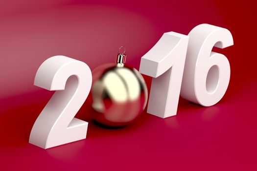 Happy new year 2016 card