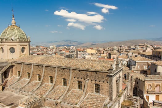 Italian architecture: Church exterior detail.