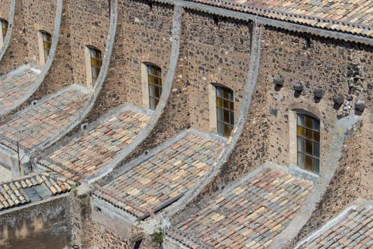 Italian architecture: Church exterior detail.