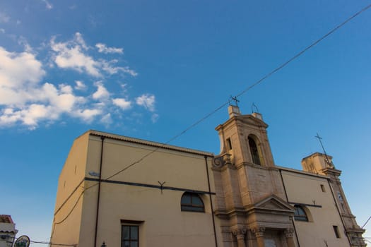 Italian Church view in a beautiful day