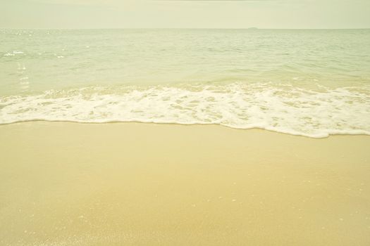 retro vintage style photo of Wave of the sea