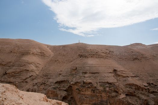 Wadi celt judean desert travel attraction in Israel