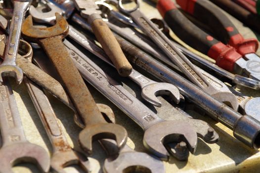 old tools on the east market