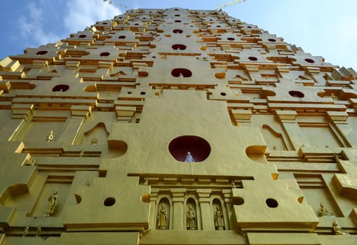 Golden Pagoda temple in thailand