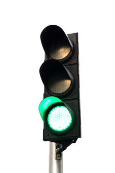 Traffic lights isolated on background