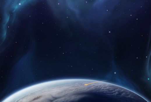 Cosmos Earth Horizon - Scene Design