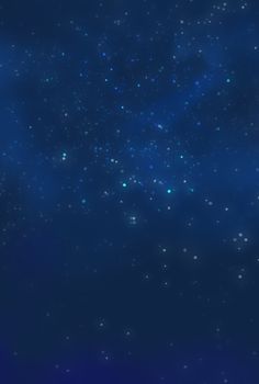 Blue Galaxy with Less Cloud - Illustration for children