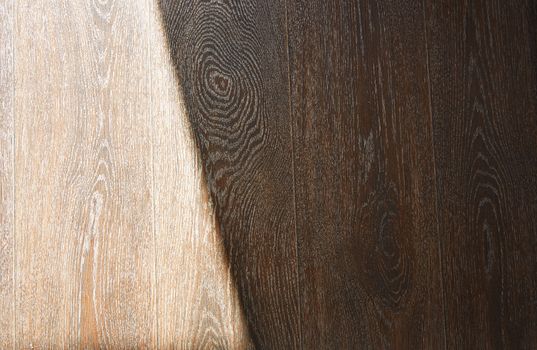 Wooden texture with sunlight and shade