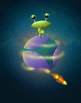 Space Frog - Scene Design