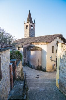 Santa Maria dei Domenicani is a small, 15th-century, Roman Catholic church, located inside the Scaliger walls near Piazza dell’Antenna in Soave, Italy.