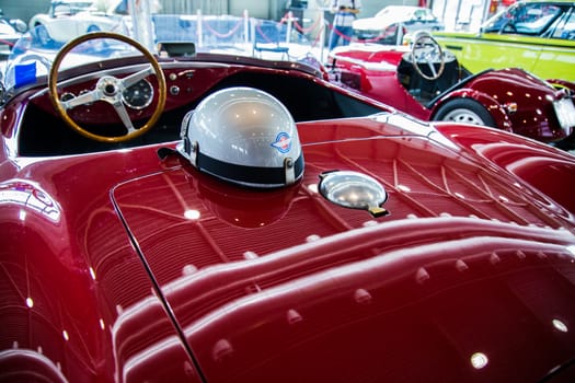 VERONA, ITALY - MAY 9: The municipality of Verona organizes a free gathering of sports and antique cars in Verona on Saturday, May 9, 2015.
Are exposed the most beautiful cars in the world.