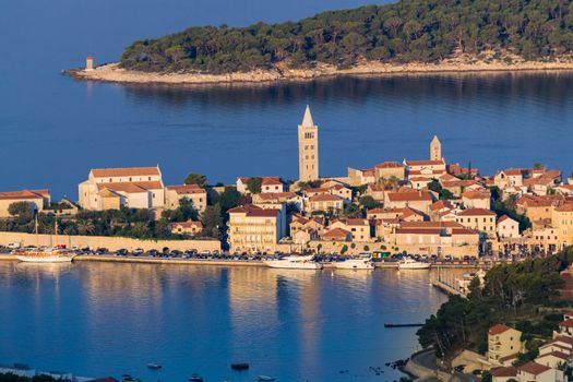 View of the town of Rab, Croatian tourist resort on the homonymous island.