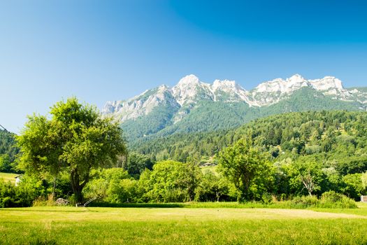 Views of the Dolomites, Italian alps famous worldwide.