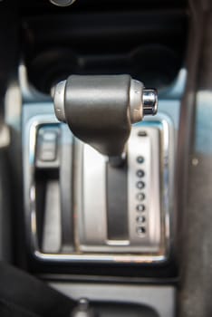 Gear stick with multimedia console